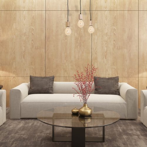 JACK 3xE27 függesztett lámpa Natural Wood Minimalista megjelenés MLP582 Milagro Wood