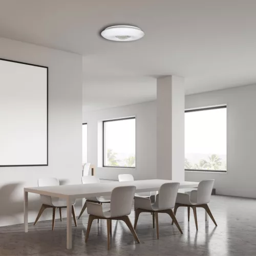 Felületre szerelhető mennyezeti lámpa VELA 24W LED + TÁVIRÁNYÍTÁS Kör színbeállítás ML4401 Milagro Műanyag + Fém