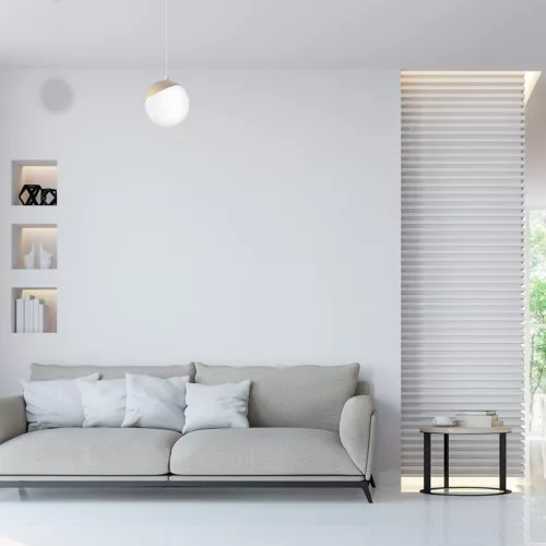 SFERA függőlámpa 1xE14 fehér fagolyók Részletek MLP5424 Milagro fém + fa + üveg