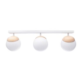 SFERA Fa mennyezeti lámpa 3xE14 Milagro csík