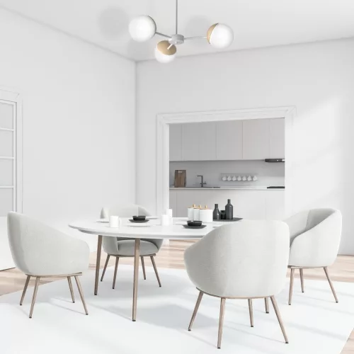 SFERA Fa csillár mennyezeti lámpa 3xE14 Milagro