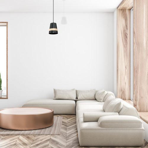 VENEZIA mennyezeti függőlámpa fekete 1xE27 Milagro