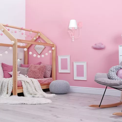 Fali lámpa CHARLOTTE Pink 1xE14 Milagro