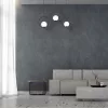 BOSTON függőlámpa 3xE14 fekete geometrikus felni Loft MLP5594 Milagro fém + üveg