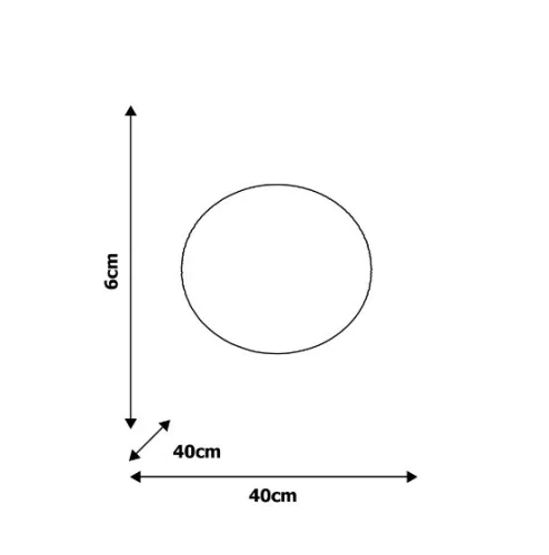 DIMMÁLHATÓ LED-ES mennyezeti lámpatest CRUZ fali mennyezeti lámpa 40W 2000lm IP20 + CCT TÁVIRÁNYÍTÓ