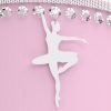 BALLETNICA függőlámpa 1xE27 lány rózsaszín balerina MLP4974 Milagro fém + szövet + kristályok