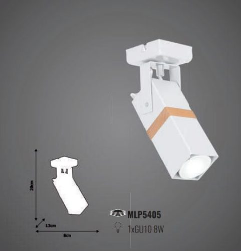 MiLAGRO VIDAR 1x GU10 oldalfali spotlámpa
