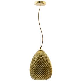   Arany függőlámpa elbűvölő stílusban MiLAGRO 1xE27 FIJI