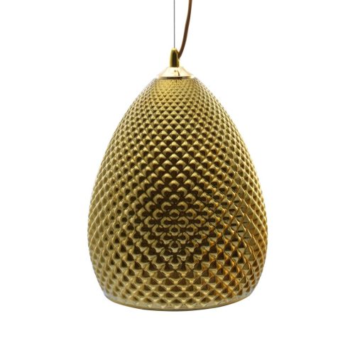 Arany függőlámpa elbűvölő stílusban MiLAGRO 1xE27 FIJI