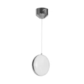   LIRA 10W LED Kerek függesztett lámpa Ezüst elemek Fehér ML5495 Milagro Fém + műanyag