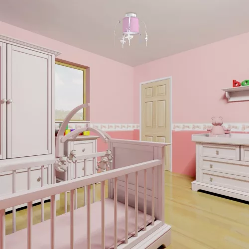 BALLERINA Mennyezeti lámpa Pink 1xE27 Milagro alkalmazások