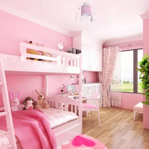 BALLERINA Mennyezeti lámpa Pink 1xE27 Milagro alkalmazások