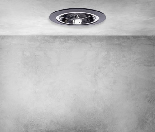 REDONDO süllyesztett halogén süllyesztett lámpatest fekete 1xAR111 GU10 Milagro