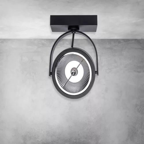 Felületre szerelhető Halogén Lugar Lugar Black 1xAR111 GU10 Spot Milagro