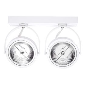   Felületre szerelhető Halogén Lugar Lugar White 2xAR111 GU10 Spot Milagro