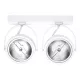 Felületre szerelhető Halogén Lugar Lugar White 2xAR111 GU10 Spot Milagro