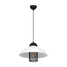   BJORN 1xE27 retro függőlámpa dekoratív izzóborítások fehér MLP4809 Milagro Metal