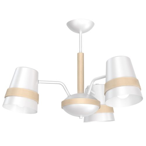 VENEZIA csillár mennyezeti lámpa fehér 3xE27 Milagro