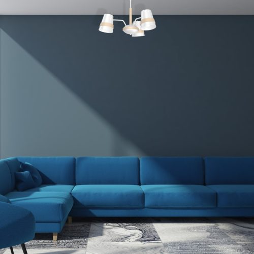 VENEZIA csillár mennyezeti lámpa fehér 3xE27 Milagro