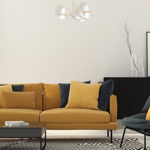 VENEZIA csillár mennyezeti lámpa fehér 3xE27 Milagro