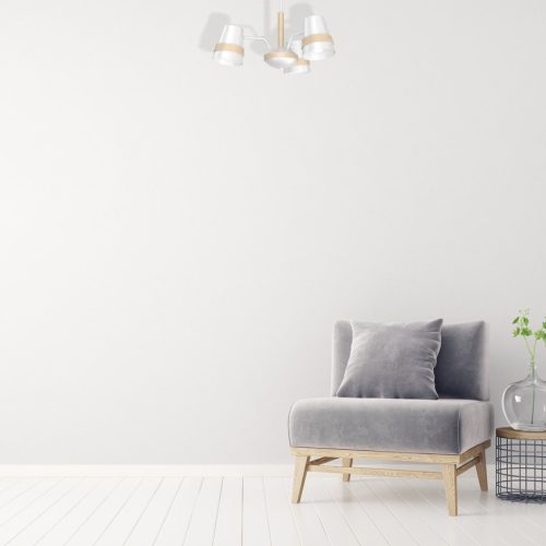 VENEZIA csillár mennyezeti lámpa fehér 3xE27 Milagro