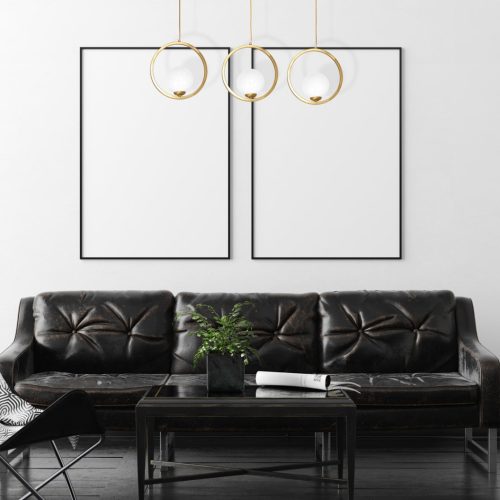 BÉCSI függőlámpa 3xE14 sárgaréz felni Geometrikus elegáns MLP5574 Milagro fém + üveg