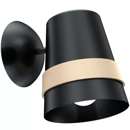 VENEZIA Fali lámpa Fekete 1xE27 Milagro