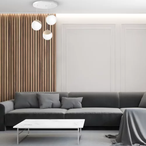 SFERA függőlámpa 3xE14 fehér fagolyók Részletek MLP5425 Milagro fém + fa + üveg