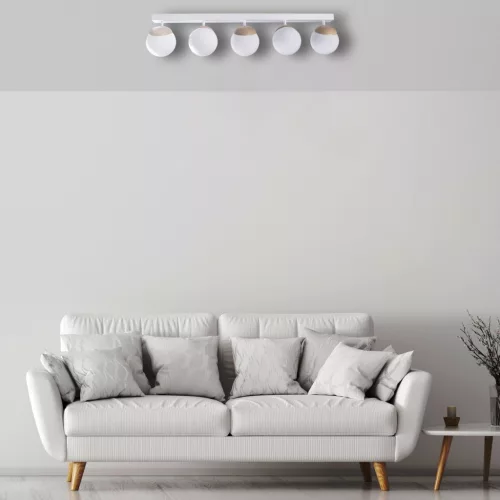 SFERA Fa mennyezeti lámpa 5xE14 Milagro