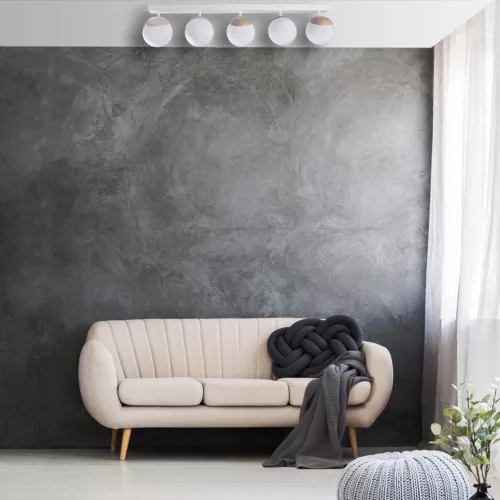 SFERA Fa mennyezeti lámpa 5xE14 Milagro