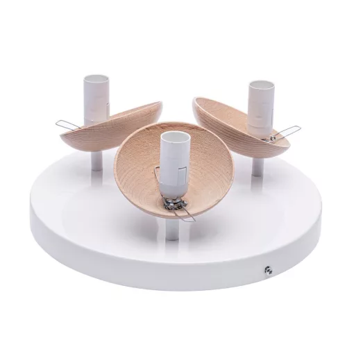 SFERA Fa mennyezeti lámpa 3xE14 Milagro