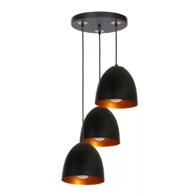   VEGAS függesztett lámpa 3xE27 Classic Design Black Copper MLP5589 Milagro Metal