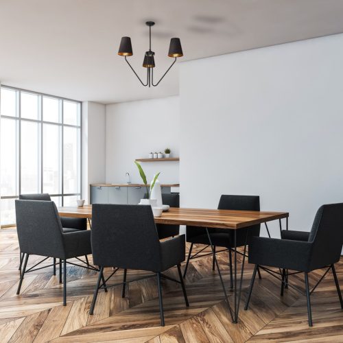 Csillár függőlámpa fekete MiLAGRO VICTORIA BLACK 3x E27