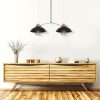 MiLAGRO 2xE27 BJORN fekete loft stílusú függőlámpa