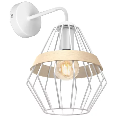 CLIFF fali lámpa fehér 1xE27 Milagro