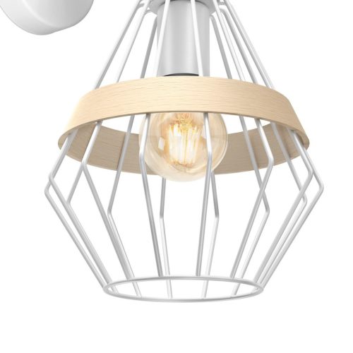 CLIFF fali lámpa fehér 1xE27 Milagro