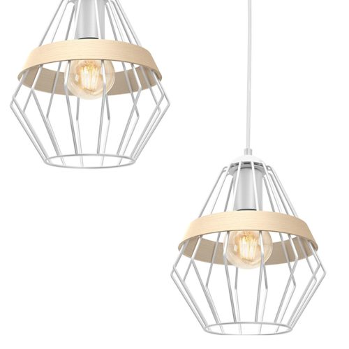 CLIFF fehér mennyezeti lámpa 3xE27 Milagro