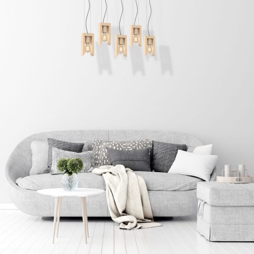 VINCENZO mennyezeti lámpa 5xE27 Milagro