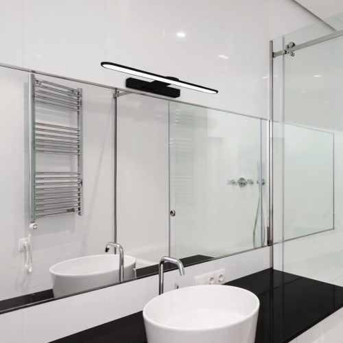 SPLASH Fali lámpa Fekete 40cm 8W LED Milagro