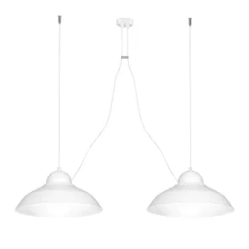   GUSTAV függőlámpa 2xE27 Minimalista lámpaernyő Eredeti Felfüggesztés Fehér MLP4815 Milagro Metal