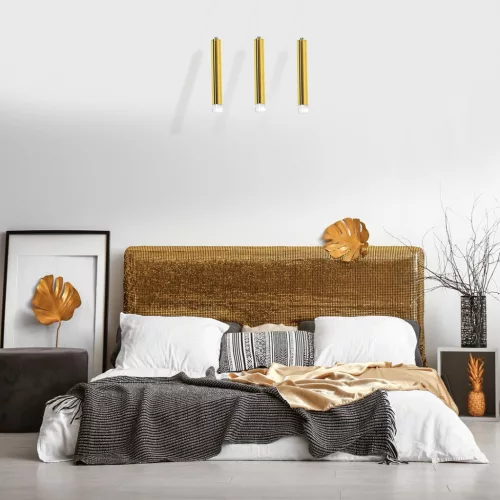 GOLDIE függőlámpa 15W (3x5W) LED Gold Minimalist ML5714 Milagro Metal + Acrylic