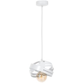 Modern fehér CORONA 1x E27 MiLAGRO függőlámpa