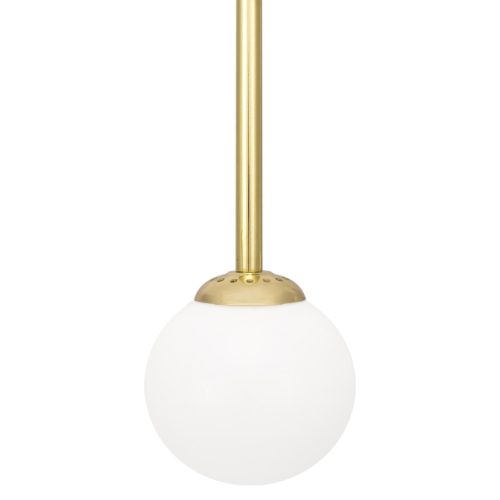 Fali lámpa fekete sárgaréz MiLAGRO PARMA 1x E14