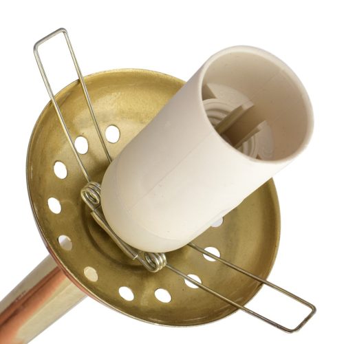 Fali lámpa fekete sárgaréz MiLAGRO PARMA 1x E14