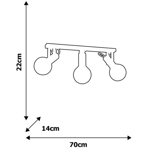 Spotlámpa mozgó mennyezeti lámpa fehér és ezüst MiLAGRO AURIS 3x E14