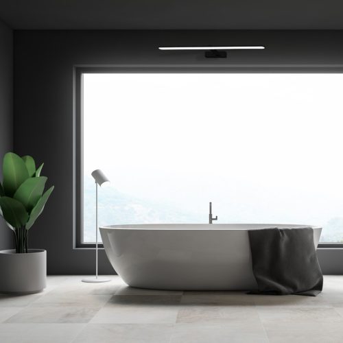 SPLASH Fali lámpa Fekete 80cm 16W LED Milagro