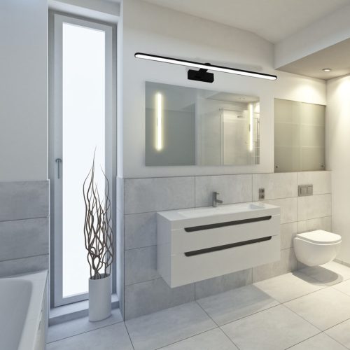 SPLASH Fali lámpa Fekete 100cm 21W LED Milagro