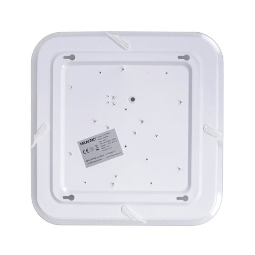 Felületre szerelhető mennyezeti lámpa PALERMO 40W LED + REMOTE Négyzet Színbeállítás ML4856 Milagro Műanyag + Fém