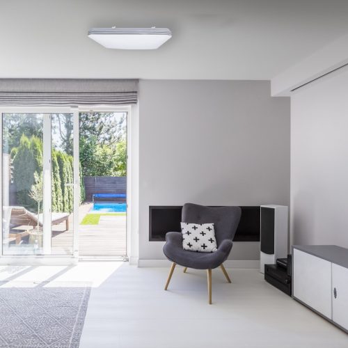 PALERMO Felületre szerelhető LED mennyezeti lámpa 72W LED szabályozható + Milagro távirányító