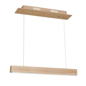   TIMBER 12W LED téglalap alakú fa függőlámpa MLP567 Milagro fa + fém + akril